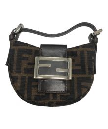 FENDI（フェンディ）の古着「ミニクロワッサン ハンドポーチ」｜ブラウン