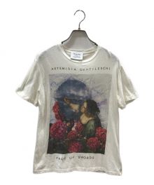 Christian Dior×SARAH SHIPMAN（クリスチャン ディオール×サラ シップマン）の古着「プリントTシャツ」｜ホワイト