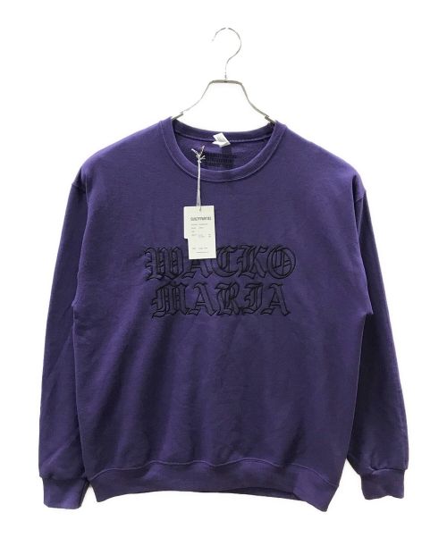 WACKO MARIA（ワコマリア）WACKO MARIA (ワコマリア) CREW NECK SWEAT SHIRT -TYPE 1- パープル サイズ:Lの古着・服飾アイテム