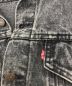 中古・古着 LEVI'S (リーバイス) ケミカルウォッシュ ブラック デニム ジャケット ブラック サイズ:L：25000円