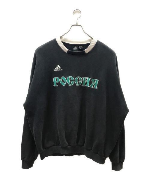 adidas（アディダス）adidas (アディダス) Gosha Rubchinskiy (ゴーシャラブチンスキー) SWEAT TOP ブラック サイズ:Lの古着・服飾アイテム