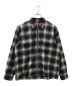 Supreme（シュプリーム）の古着「22FW Shadow Plaid Flannel Zip Up Shirt」｜ブラック