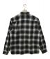 Supreme (シュプリーム) 22FW Shadow Plaid Flannel Zip Up Shirt ブラック サイズ:S：25000円