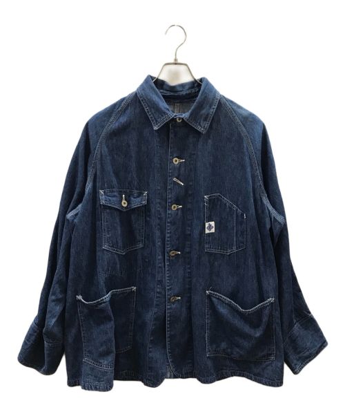 POST O'ALLS（ポストオーバーオールズ）POST O'ALLS (ポストオーバーオールズ) ジャケット インディゴ サイズ:Lの古着・服飾アイテム