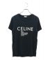 CELINE（セリーヌ）の古着「ロゴプリントTシャツ」｜ブラック