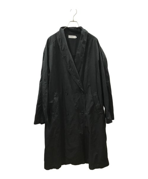 Graphpaper（グラフペーパー）Graphpaper (グラフペーパー) Garment Dyed Shop Coat ブラック サイズ:Lの古着・服飾アイテム