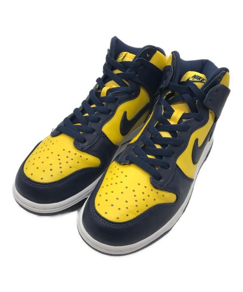 NIKE（ナイキ）NIKE (ナイキ) DUNK HIGH SP イエロー×ネイビー サイズ:27の古着・服飾アイテム