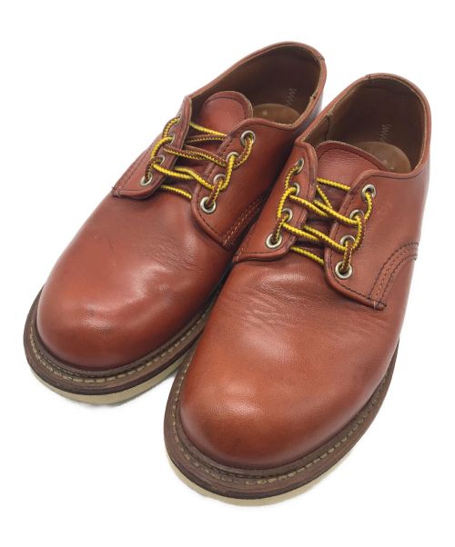 RED WING（レッドウィング）RED WING (レッドウィング) WORK OXFORD ROUND TOE ブラウン サイズ:25の古着・服飾アイテム