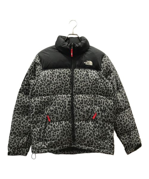 THE NORTH FACE（ザ ノース フェイス）THE NORTH FACE (ザ ノース フェイス) Supreme (シュプリーム) Leopard Nuptse Down Jacket グレー サイズ:Sの古着・服飾アイテム