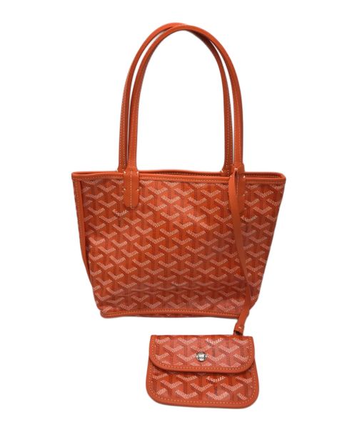 GOYARD（ゴヤール）GOYARD (ゴヤール) アンジュミニポーチ オレンジ サイズ:下記参照の古着・服飾アイテム