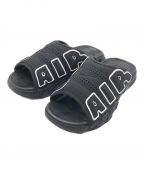 NIKEナイキ）の古着「NIKE AIR MORE UPTEMPO SLIDE」｜ブラック