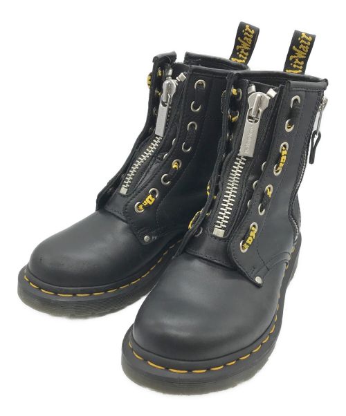 Dr.Martens（ドクターマーチン）Dr.Martens (ドクターマーチン) 1460TWIN ZIP ブラック サイズ:23.5の古着・服飾アイテム