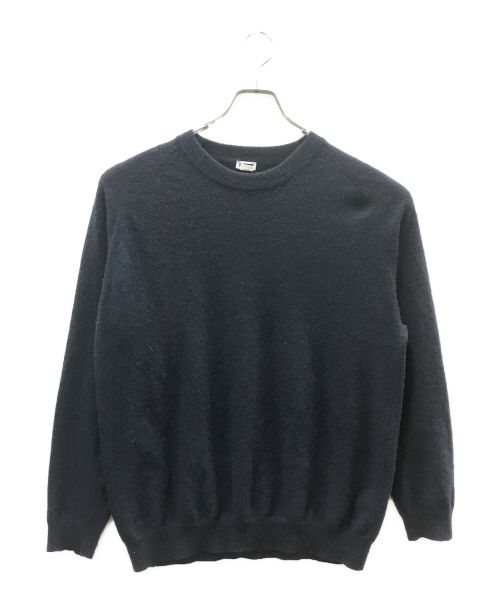 H BEAUTY&YOUTH（エイチ ビューティー&ユース）H BEAUTY&YOUTH (エイチ ビューティー&ユース) CASHMERE RELAX CREW NECK PULLOVER ネイビー サイズ:Lの古着・服飾アイテム