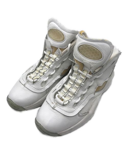 Maison Margiela（メゾンマルジェラ）Maison Margiela (メゾンマルジェラ) REEBOK (リーボック) Question Mid Memory Of Basketball ホワイト サイズ:27.5の古着・服飾アイテム