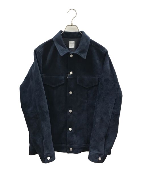 BEDWIN &THE HEARTBREAKERS（ベドウィンアンドザ ハートブレイカーズ）BEDWIN &THE HEARTBREAKERS (ベドウィンアンドザ ハートブレイカーズ) L/S SUEDE JACKET ネイビー サイズ:4の古着・服飾アイテム