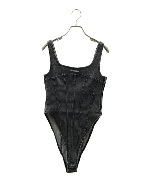 PRANK PROJECT（プランクプロジェクト）PRANK PROJECT (プランクプロジェクト) Denim Bodysuit ブラック サイズ:FREEの古着・服飾アイテム