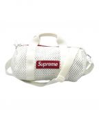 SUPREMEシュプリーム）の古着「Mini Mesh Duffle Bag」｜ホワイト