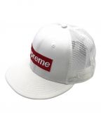 SUPREME×New Eraシュプリーム×ニューエラ）の古着「24SS Box Logo Mesh New Era Cap」｜ホワイト