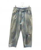 ANCELLMアンセルム）の古着「SELVEDGE TAPERED 5P DENIM PANTS」｜ブルー