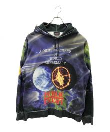 SUPREME×UNDERCOVER（シュプリーム×アンダーカバー）の古着「PUBLIC ENEMY HOODED SWEATSHIRT」｜パープル