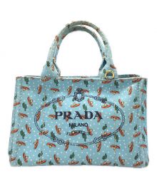 PRADA（プラダ）の古着「カナパ 2WAYバッグ」｜ブルー