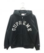 SUPREME×Championシュプリーム×チャンピオン）の古着「Zip Up Hooded Sweatshirt」｜ブラック