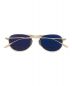 OLIVER PEOPLES (オリバーピープルズ) Cade-J ツーブリッジサングラス ブラック×ゴールド サイズ:53□17：15000円