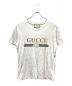 GUCCI（グッチ）の古着「ロゴ ウォッシュドオーバーサイズ Tシャツ」｜ホワイト