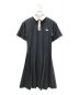 maison kitsune（メゾンキツネ）の古着「Rugby Volant Polo Dress」｜ネイビー