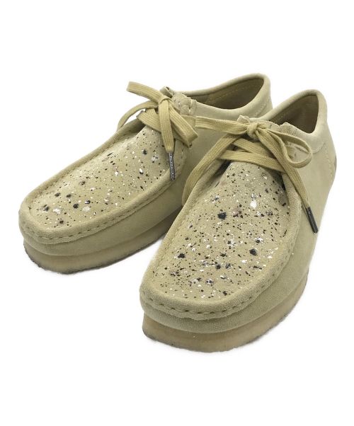 CLARKS（クラークス）CLARKS (クラークス) WIND AND SEA (ウィンダンシー) Wallabee ベージュ サイズ:25.5の古着・服飾アイテム