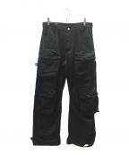 ZARAザラ）の古着「Utility Multi Cargo Pants」｜ブラック