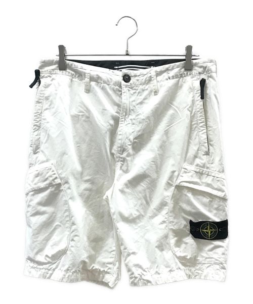 STONE ISLAND（ストーンアイランド）STONE ISLAND (ストーンアイランド) Bermuda Shorts ホワイト サイズ:W31の古着・服飾アイテム