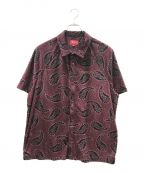 SUPREMEシュプリーム）の古着「Velour S/S Shirt」｜パープル