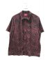 Supreme（シュプリーム）の古着「Velour S/S Shirt」｜パープル