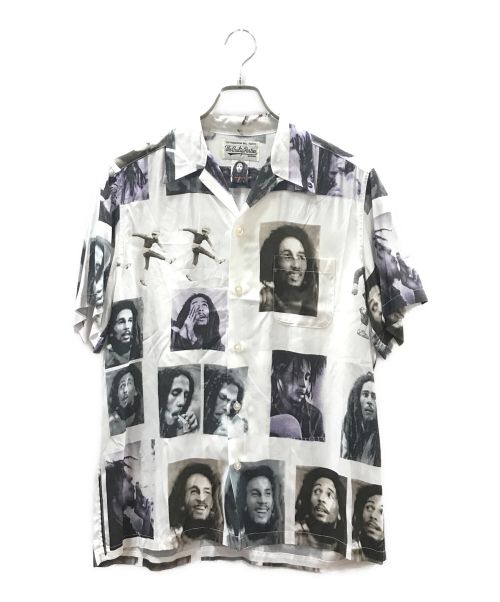 WACKO MARIA（ワコマリア）WACKO MARIA (ワコマリア) BOB MARLEY/ S/S HAWAIIAN SHIRT ホワイト サイズ:Mの古着・服飾アイテム