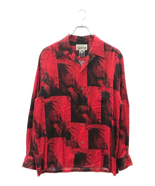 WACKO MARIA（ワコマリア）WACKO MARIA (ワコマリア) BOB MARLEY / Hawaiian Shirt( TYPE-1 ) レッド サイズ:Lの古着・服飾アイテム