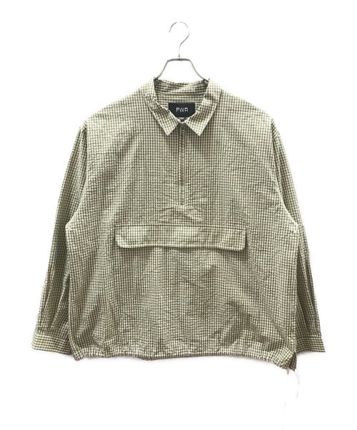 PWA（プア）PWA (プア) MINI SUCKER P/O SHIRT グリーン サイズ:Lの古着・服飾アイテム