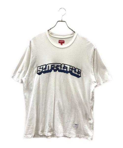 SUPREME（シュプリーム）Supreme (シュプリーム) Block Arc S/S Top ホワイト サイズ:Lの古着・服飾アイテム