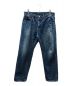 A.PRESSE（アプレッセ）の古着「Washed Denim Pants E」｜ブルー