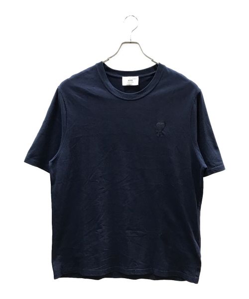 AMI Alexandre Mattiussi（アミ アレクサンドル マテュッシ）AMI Alexandre Mattiussi (アミ アレクサンドル マテュッシ) AMI DE COEUR T-SHIRT ネイビー サイズ:Lの古着・服飾アイテム