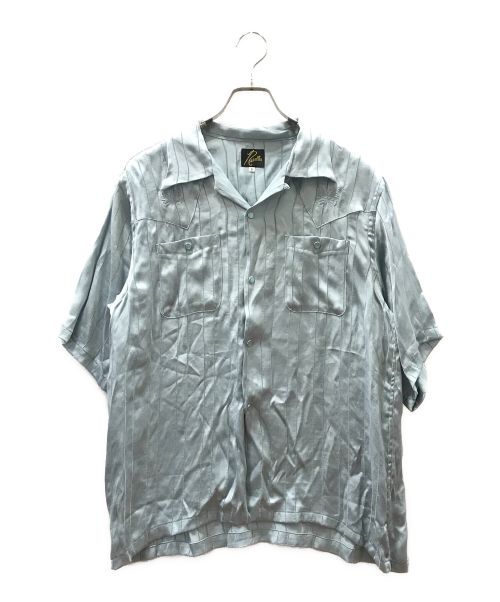 Needles（ニードルズ）Needles (ニードルズ) S/S Cowboy One-Up Shirt - TA/CU/PE ブルー サイズ:Sの古着・服飾アイテム