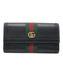 GUCCI（グッチ）の古着「オフィディア コンチネンタルウォレット」｜ブラック