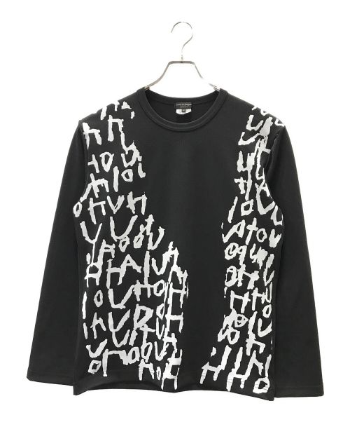 COMME des GARCONS（コムデギャルソン）COMME des GARCONS (コムデギャルソン) Edward Goss Printed Long Sleeve T-shirt ブラック サイズ:Mの古着・服飾アイテム