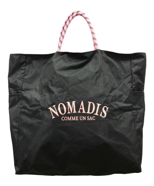 NOMADIS（ノマディス）NOMADIS (ノマディス) ロゴトートバッグ ブラック サイズ:下記参照の古着・服飾アイテム