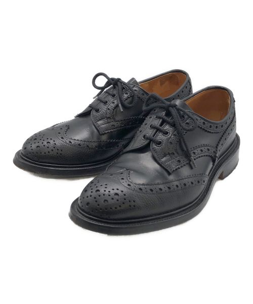 Tricker's（トリッカーズ）Tricker's (トリッカーズ) ウィングチップシューズ ブラック サイズ:7の古着・服飾アイテム