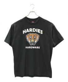 VICTOR VICTOR×HARDIES（ヴィクター ヴィクター×ハーディーズ）の古着「HARDWARE T-SHIRTS」｜ブラック