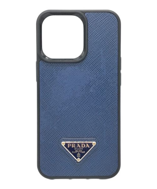 PRADA（プラダ）PRADA (プラダ) SAFFIANO TRIANG スマホケース サイズ:iPhone13 Proの古着・服飾アイテム