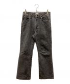 ALLEGEアレッジ）の古着「Semi Flear Denim Pants」｜グレー