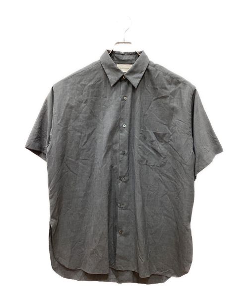 MARKWARE（マーカウェア）MARKWARE (マーカウェア) COMFORT FIT SHIRT S/S SUPER120s WOOL TROPICAL グレー サイズ:3の古着・服飾アイテム