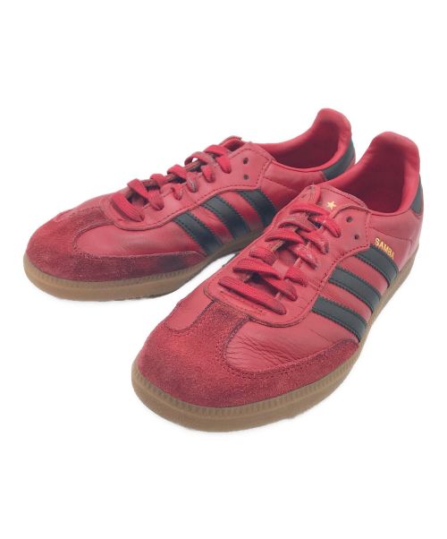 adidas（アディダス）adidas (アディダス) Samba Team Bayern Munich レッド サイズ:26.5の古着・服飾アイテム